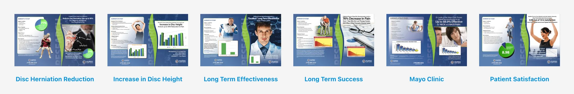 Cover thumbnails of the six downloadable research reports
