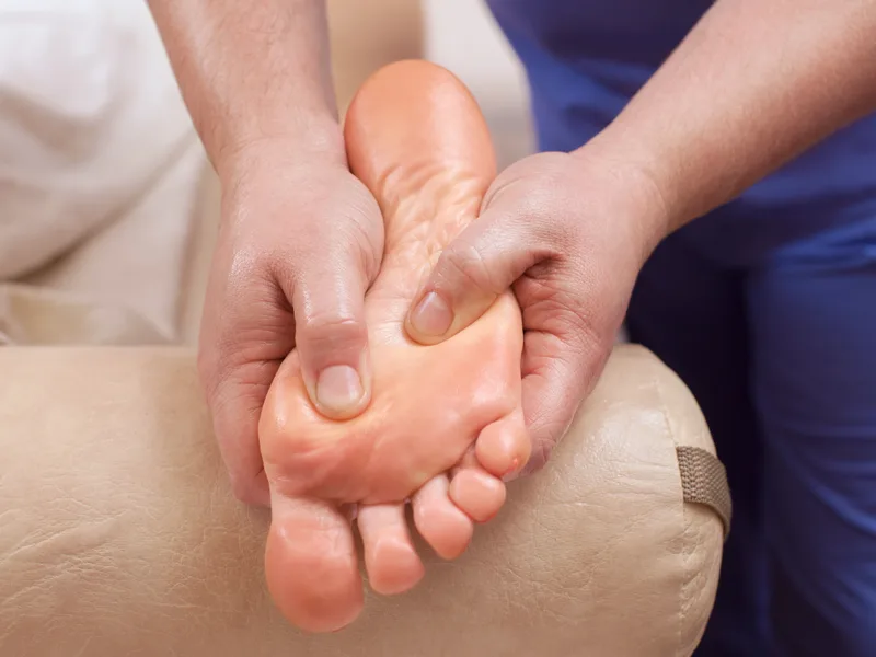 Chiropractic care for plantar fasciitis at Hans Chiropractic & Injury Center in Norcross